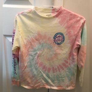 Girls youth medium simply southern long sleeve T-shirt